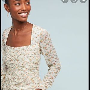 NWT Ranna Gill Mylene Blouse | Anthropologie